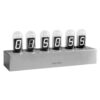 TABLE CLOCK CATHODE STEEL BASE WHITE/LED 28X7,5X11CM - Image 2