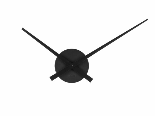 WALL CLOCK LITTLE BIG TIME MINI ALU BLACK D:44CM