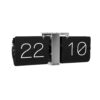 FLIP CLOCK NO CASE BLACK CHROME STAND 36X8,5X14CM