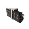 FLIP CLOCK NO CASE BLACK CHROME STAND 36X8,5X14CM - Image 2