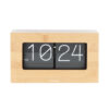 WALL/TABLE  CLOCK FLIP BAMBOO 20X5X7X11,5CM
