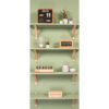 WALL/TABLE  CLOCK FLIP BAMBOO 20X5X7X11,5CM - Image 2