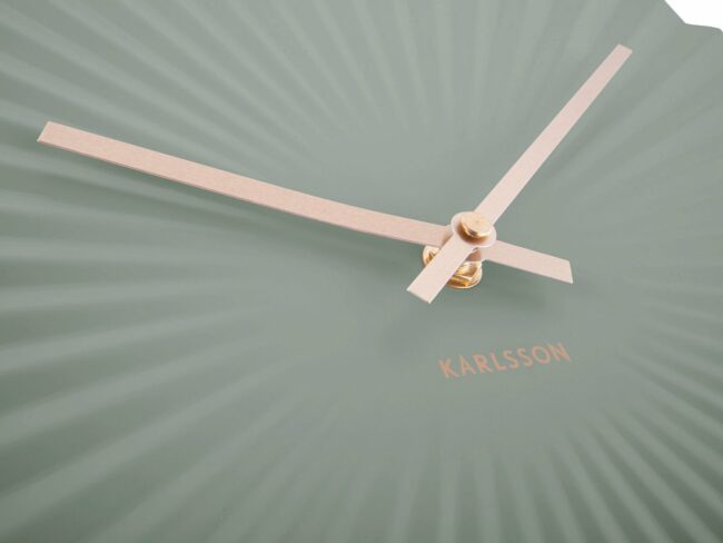WALL CLOCK SENSU STEEL JUNGLE GREEN 40CM - Image 3