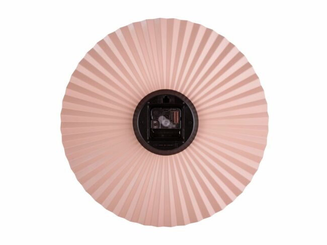 WALL CLOCK SENSU STEEL PINK 40CM - Image 4