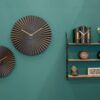 WALL CLOCK SENSU XL STEEL BLACK 50CM - Image 3
