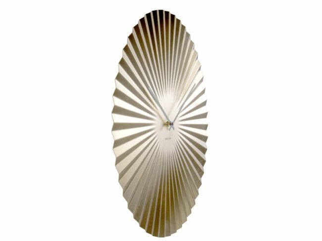 WALL CLOCK SENSU XL STEEL GOLD 50CM - Image 2