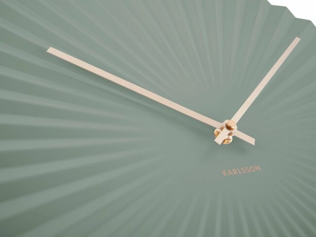 WALL CLOCK SENSU XL STEEL JUNGLE GREEN 50CM - Image 2