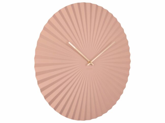WALL CLOCK SENSU XL STEEL PINK 50CM - Image 2