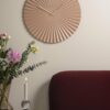 WALL CLOCK SENSU XL STEEL PINK 50CM - Image 5