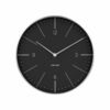 WALL CLOCK NORMAN NUMBERS BLACK 27.5X5CM