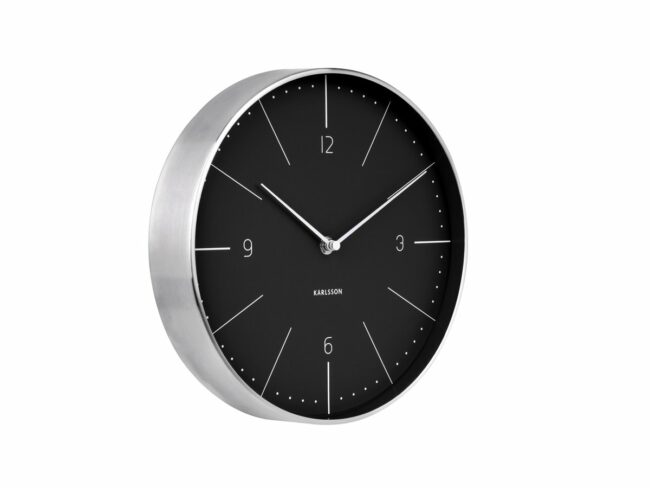 WALL CLOCK NORMAN NUMBERS BLACK 27.5X5CM - Image 2
