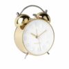 ALARM CLOCK MR. WHITE BRUSHED GOLD CASE 15X11CM - Image 2
