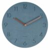 WALL CLOCK DURA KOREAN WOOD BLUE 29X3CM