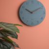 WALL CLOCK DURA KOREAN WOOD BLUE 29X3CM - Image 2