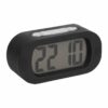 ALARM CLOCK GUMMY RUBBERIZED BLACK 14X7X5CM - Image 2
