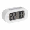 ALARM CLOCK GUMMY RUBBERIZED WHITE 14X7X5CM - Image 2