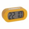 ALARM CLOCK GUMMY RUBBERIZED YELLOW 14X7X5CM - Image 2