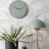 WALL CLOCK NEW ORIGINAL NUMBER JUNGLE GREEN 30X4CM - Image 4