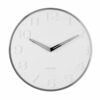 WALL CLOCK NEW ORIGINAL NUMBER WHITE 30X4CM