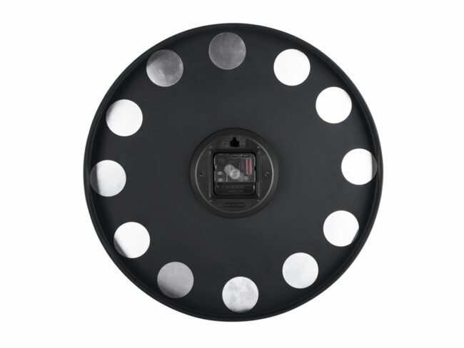 WALL CLOCK CHARM ENGRAVED NUMBERS BLACK 40X3.5CM - Image 4