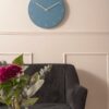 WALL CLOCK CHARM ENGRAVED NUMBERS DARK BLUE 40X3.5CM - Image 5