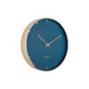 WALL CLOCK PETITE METAL DARK BLUE/GOLD D:27 H:4 - Image 2