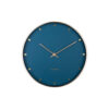 WALL CLOCK PETITE METAL DARK BLUE/GOLD D:27 H:4