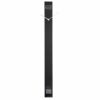 WALL CLOCK DISCREET LONG BLACK 90CM
