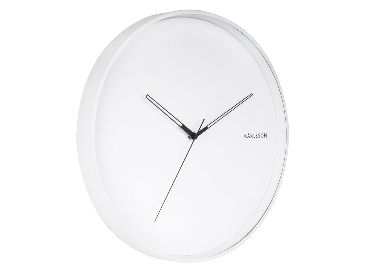 WALL CLOCK HUE METAL WHITE D:40 H:4.5CM - Image 2