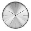 WALL CLOCK DISTINCT STEEL BRUSHED 40X5CM