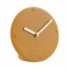 ALARM CLOCK MANTEL POLYRESIN OCHRE YELLOW 12X2.7CM - Image 2