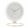 TABLE  CLOCK GLOBE WHITE DES.ARMANDO D:21 H:24,5CM