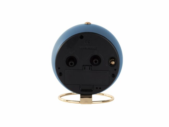 ALARM CLOCK GLOBE DARK BLUE DES.ARMANDO 9.5XH10.5CM - Image 3