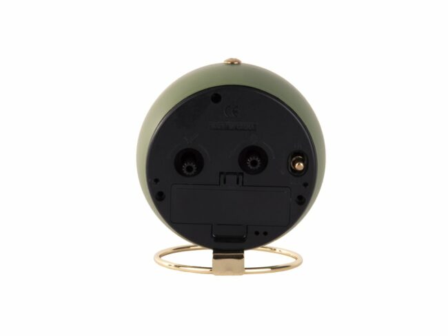 ALARM CLOCK GLOBE MOSS GREEN 9.5X10.5CM - Image 4