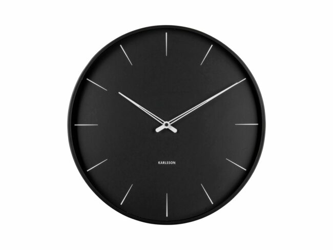 WALL CLOCK LURE BLACK. DESIGN BOXTEL & BUIJS 40X4.5CM