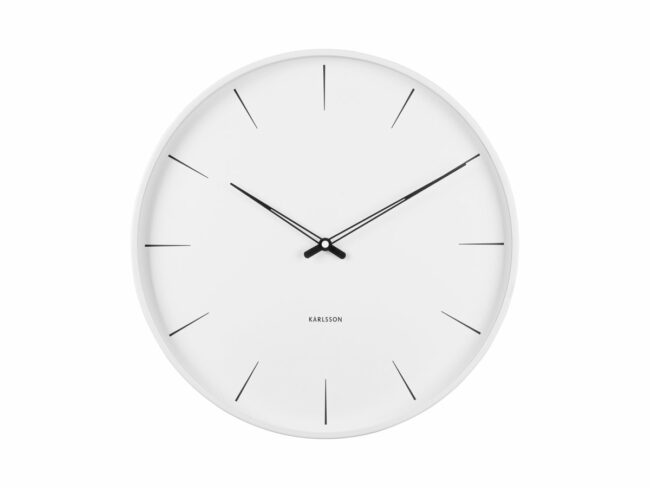 WALL CLOCK LURE WHITE .DESIGN BOXTEL & BUIJS 40X4.5CM