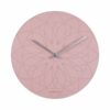 WALL CLOCK FAIRYTALE POLYRESIN FADED PINK 35X3.5