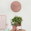 WALL CLOCK FAIRYTALE POLYRESIN FADED PINK 35X3.5 - Image 4