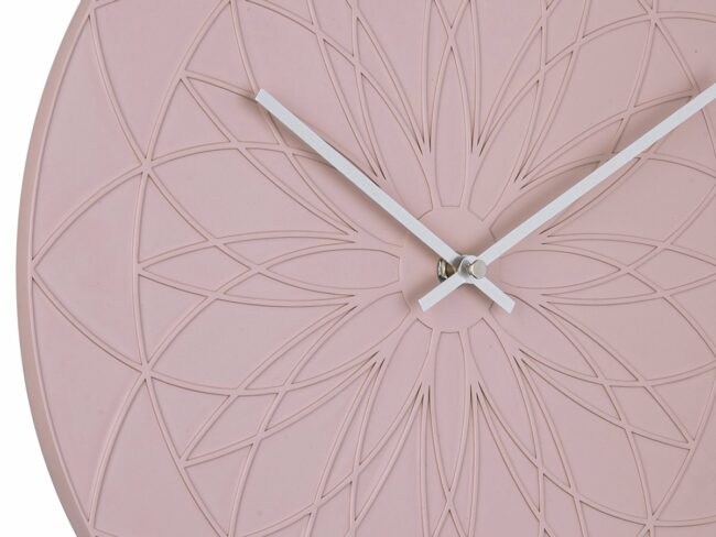WALL CLOCK FAIRYTALE POLYRESIN FADED PINK 35X3.5 - Image 3