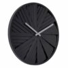 WALL CLOCK SLIDES BLACK.DESIGN CHANTAL DRENTHE 40X2.5CM - Image 2
