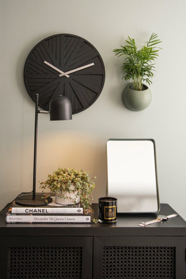 WALL CLOCK SLIDES BLACK.DESIGN CHANTAL DRENTHE 40X2.5CM - Image 5