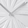 WALL CLOCK SLIDES WHITE. DES.CHANTAL DRENTHE 40X2.5CM - Image 2