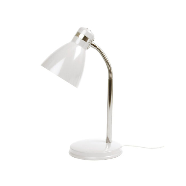 TABLE LAMP STUDY METAL WHITE H:34 D:11,5CM