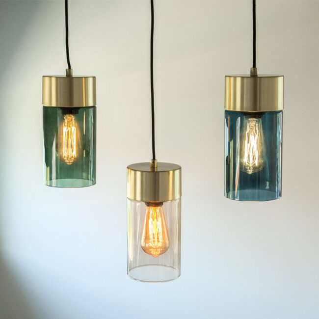 PENDANT LAMP LAX WARM GREY GOLD BASE H:24,5 D:12CM - Image 3