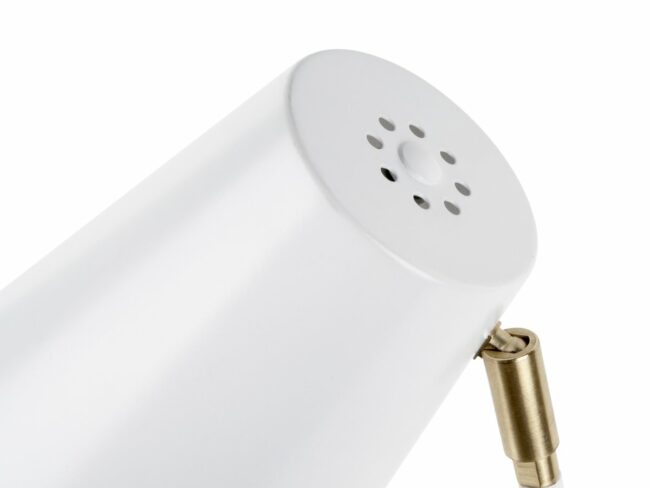 TABLE LAMP NOBLE METAL WHITE/GOLD 25X15,5X46CM - Image 2