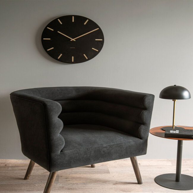 TABLE LAMP BONNET METAL BLACK 20X20X39CM - Image 4