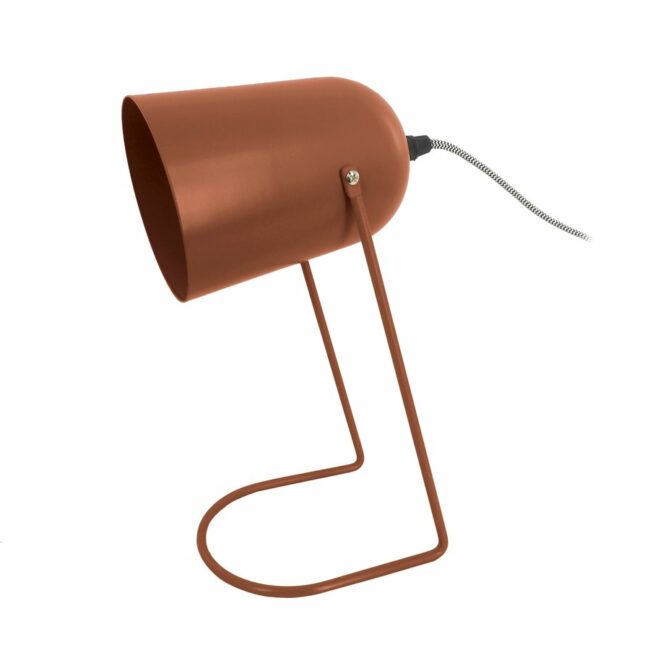 TABLE LAMP ENCHANT IRON MATT CLAY BROWN 30X18CM