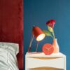 TABLE LAMP ENCHANT IRON MATT CLAY BROWN 30X18CM - Image 2