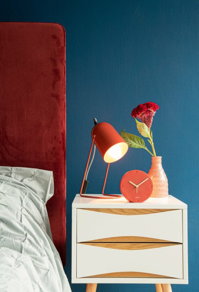 TABLE LAMP ENCHANT IRON MATT CLAY BROWN 30X18CM - Image 2