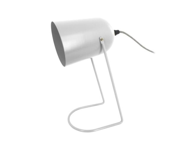 TABLE LAMP ENCHANT IRON MATT WHITE 30X18CM